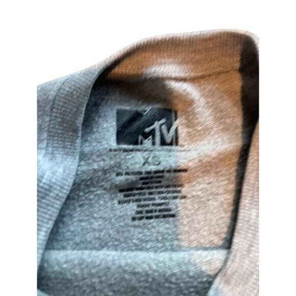 MTV Animal Print Women's Gray Sweater - Picture 4 of 6